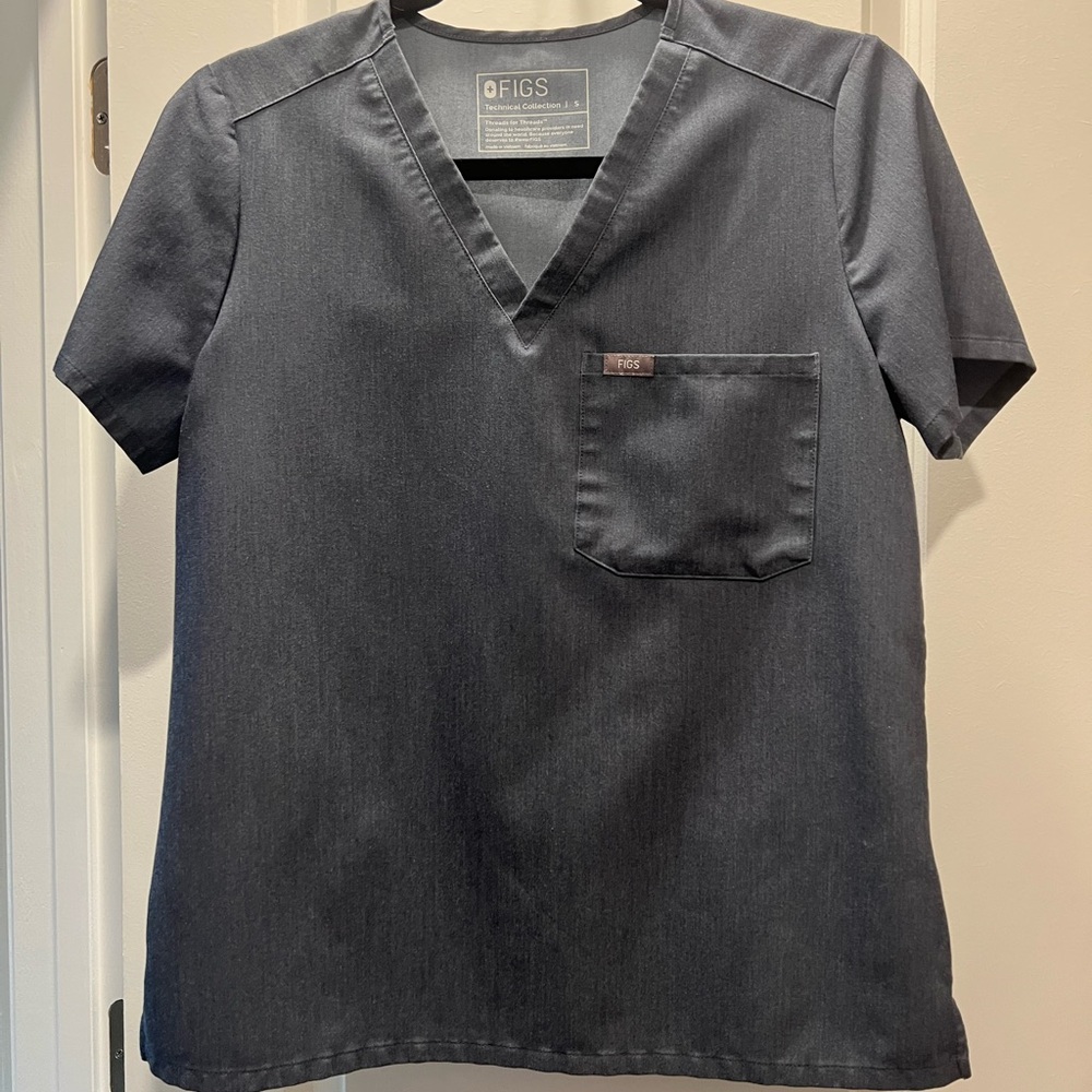 Figs Denim Scrub Set